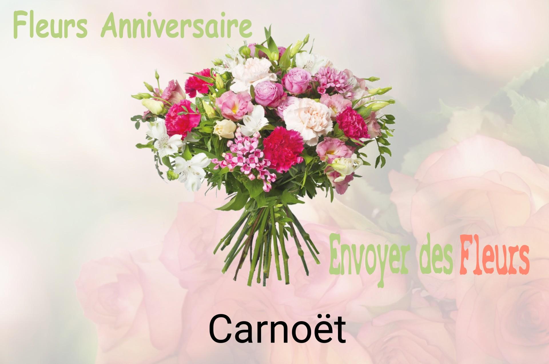 Bouquet de fleurs d’anniversaire livré à Carnoët